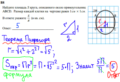 решение задания 10 класса из кдр по математике №8