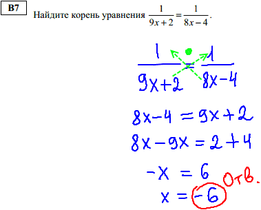 решение тренировочного варианта егэ по математике 2014 - задача В7