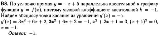 Математика егэ 2014 - решение задания B8