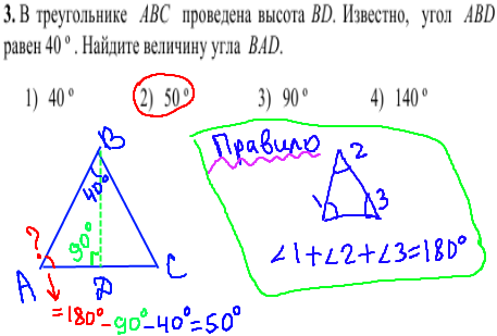 решение задания №3 из кдр по геометрии 8 класс, ноябрь 2013 год.